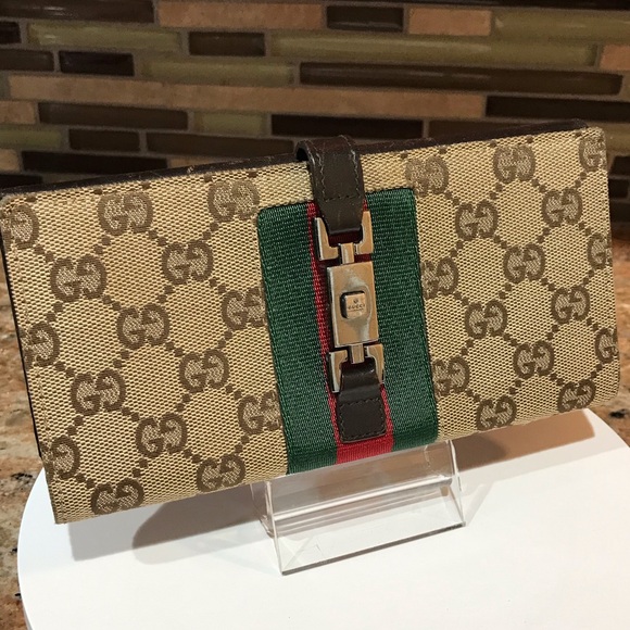 GUCCI Jackie Lock Continental Wallet ๐๐ฅ - Picture 3 of 17
